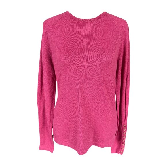 J. McLaughlin berry long sleeve soft stretchy pullover sweater women's size S - Picture 1 of 8